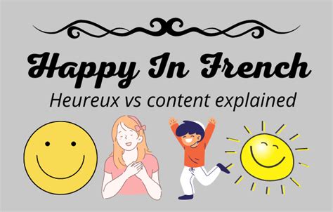 happy traduction|plural of heureux in french.